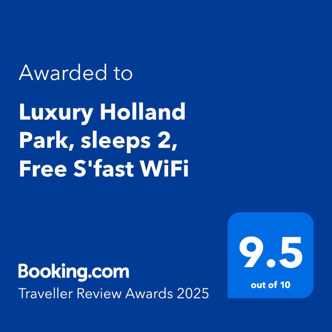 Luxury Holland Park, Sleeps 2, Free S'Fast Wifi Appartement Londen Buitenkant foto